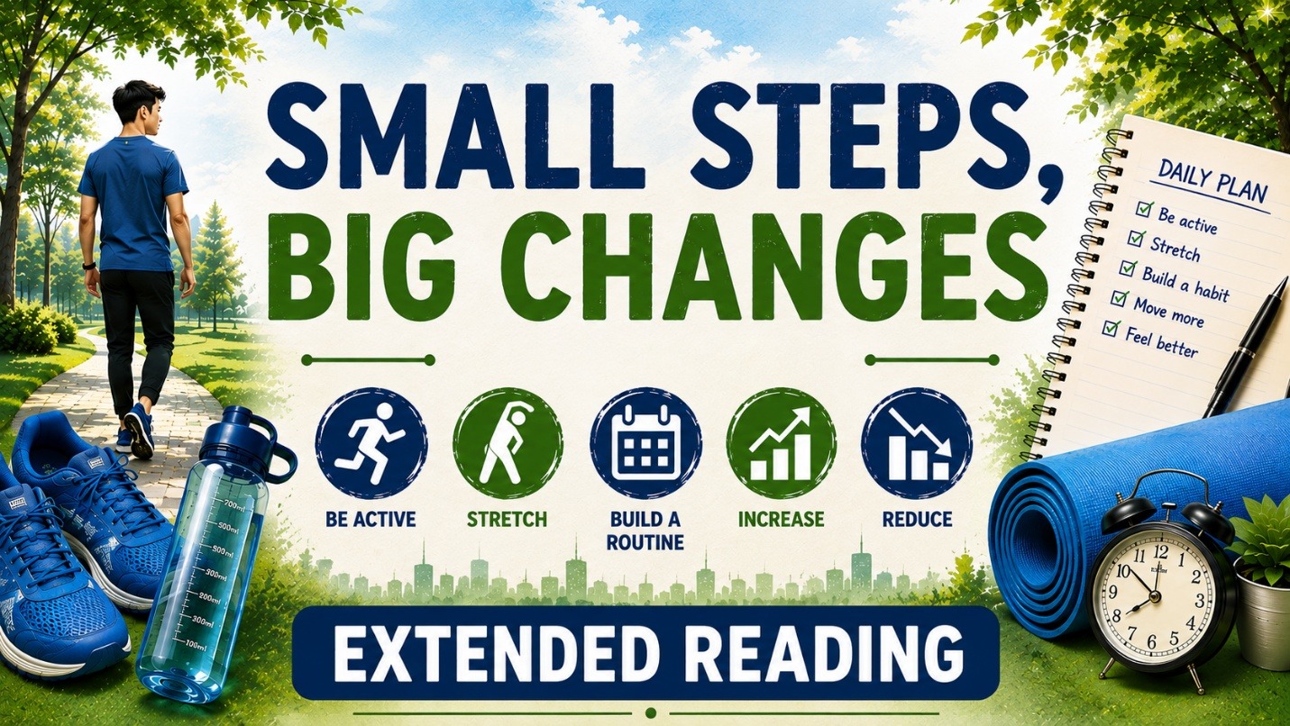 Small Steps, Big Changes - Extended Reading